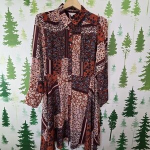 Nanette Lepore Multicolor Patchwork Dress